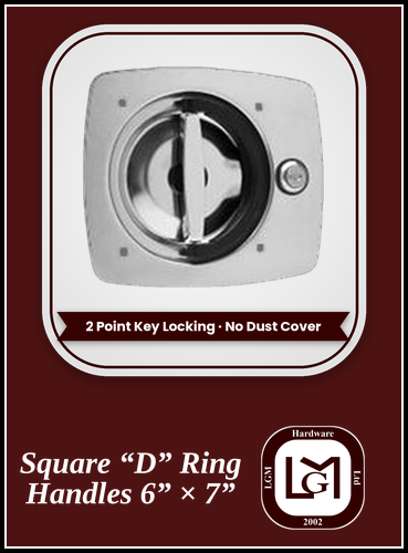 33-41304 Square D Ring Handle 6 x 7 Key Locking No Dust Cover