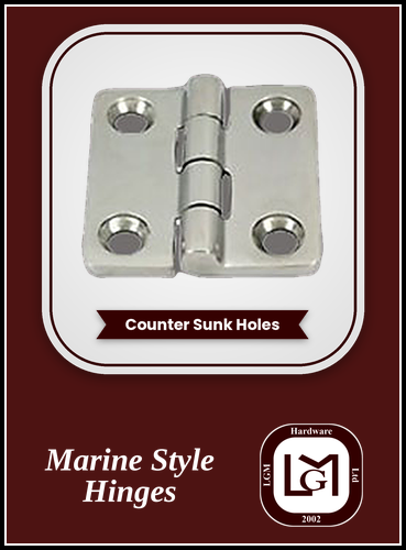 Marine Style Hinges | Wholesale - Industrial & Transportation Hardware Supplies Marine Style Hinges – Counter Sunk Holes