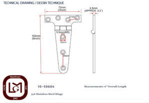 10 50604 Technical Drawing