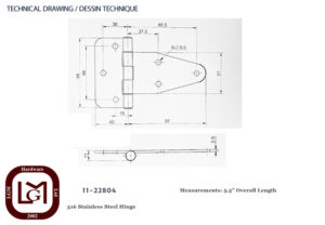 11 22804 Technical Drawing