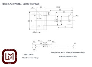 11 32304 Technical Drawing