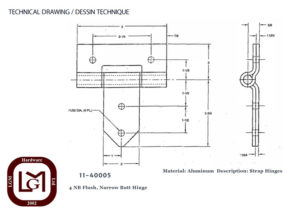 11 40005 Technical Drawing