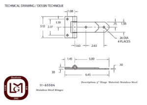11 65504 Technical Drawing