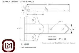 11 68105 Technical Drawing