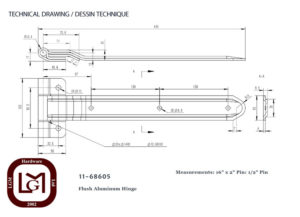 11 68605 Technical Drawing