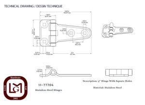 11 77704 Technical Drawing
