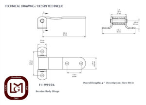 11 99904 Technical Drawing