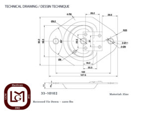 33 10102 Technical Drawing