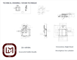 33 49104 Technical Drawing