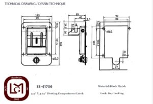 33 61706 Technical Drawing
