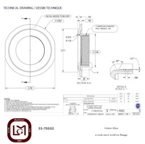 33 75502 Technical Drawing