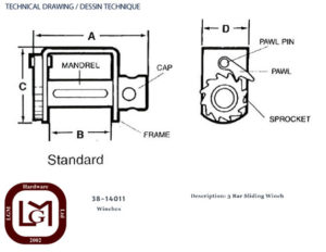 38 14011 Technical Drawing