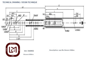44 36002 Technical Drawing