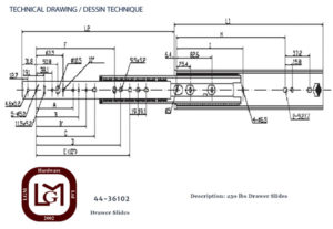 44 36102 Technical Drawing