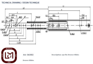 44 36302 Technical Drawing