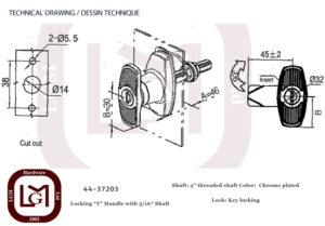 44 37203 Technical Drawing