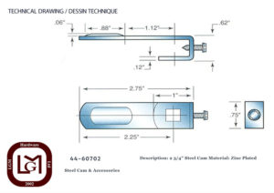 44 60702 Technical Drawing