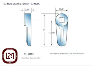 44 61102 Technical Drawing