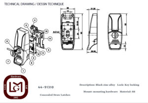 44 91310 Technical Drawing