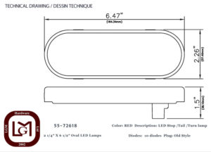 55 72618 Technical Drawing