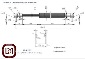 80 01172 Technical Drawing