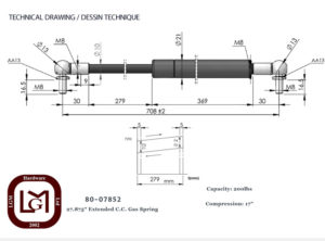 80 07852 Technical Drawing