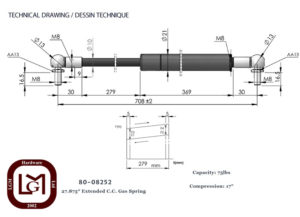 80 08252 Technical Drawing