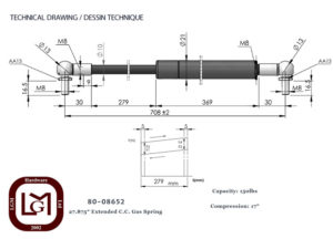 80 08652 Technical Drawing
