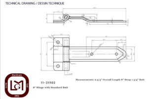 11 21502 Technical Drawing