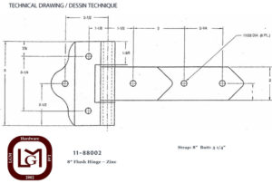 11 88002 Technical Drawing