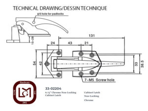 33 02204 Technical Drawing