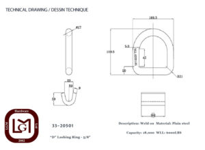 33 20501 Technical Drawing