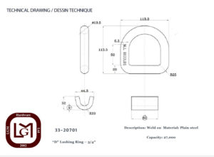 33 20701 Technical Drawing
