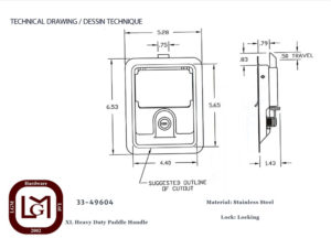 33 49604 Technical Drawing