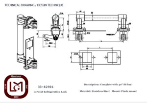 33 62104 Technical Drawing