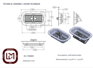 33 70005 Technical Drawing