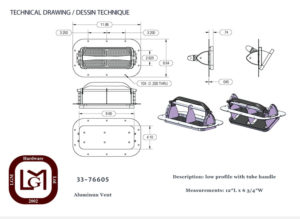 33 76605 Technical Drawing