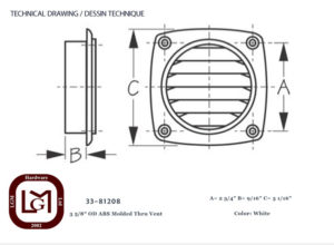 33 81208 Technical Drawing
