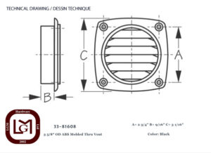 33 81608 Technical Drawing