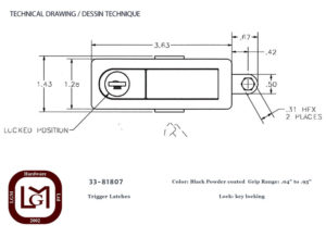 33 81807 Technical Drawing