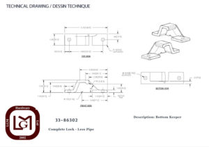 33 86302 Technical Drawing