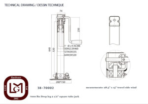 38 70002 Technical Drawing