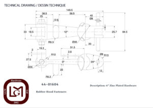 44 01604 Technical Drawing