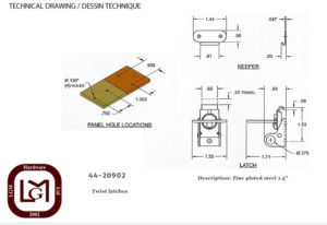 44 20902 Technical Drawing