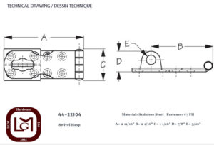 44 22104 Technical Drawing