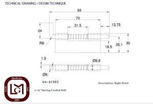 44 61302 Technical Drawing