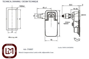 44 71007 Technical Drawing