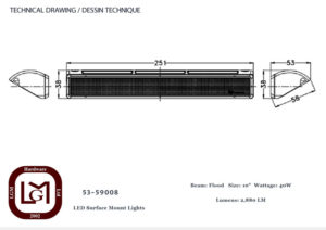 53 59008 Technical Drawing