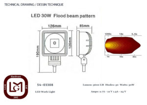 54 03308 Technical Drawing