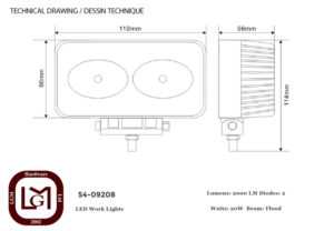 54 09208 Technical Drawing